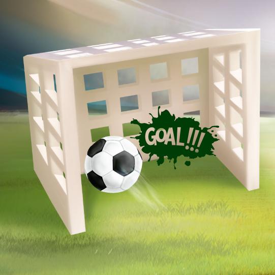 Action World Fussball Radiergummi Set