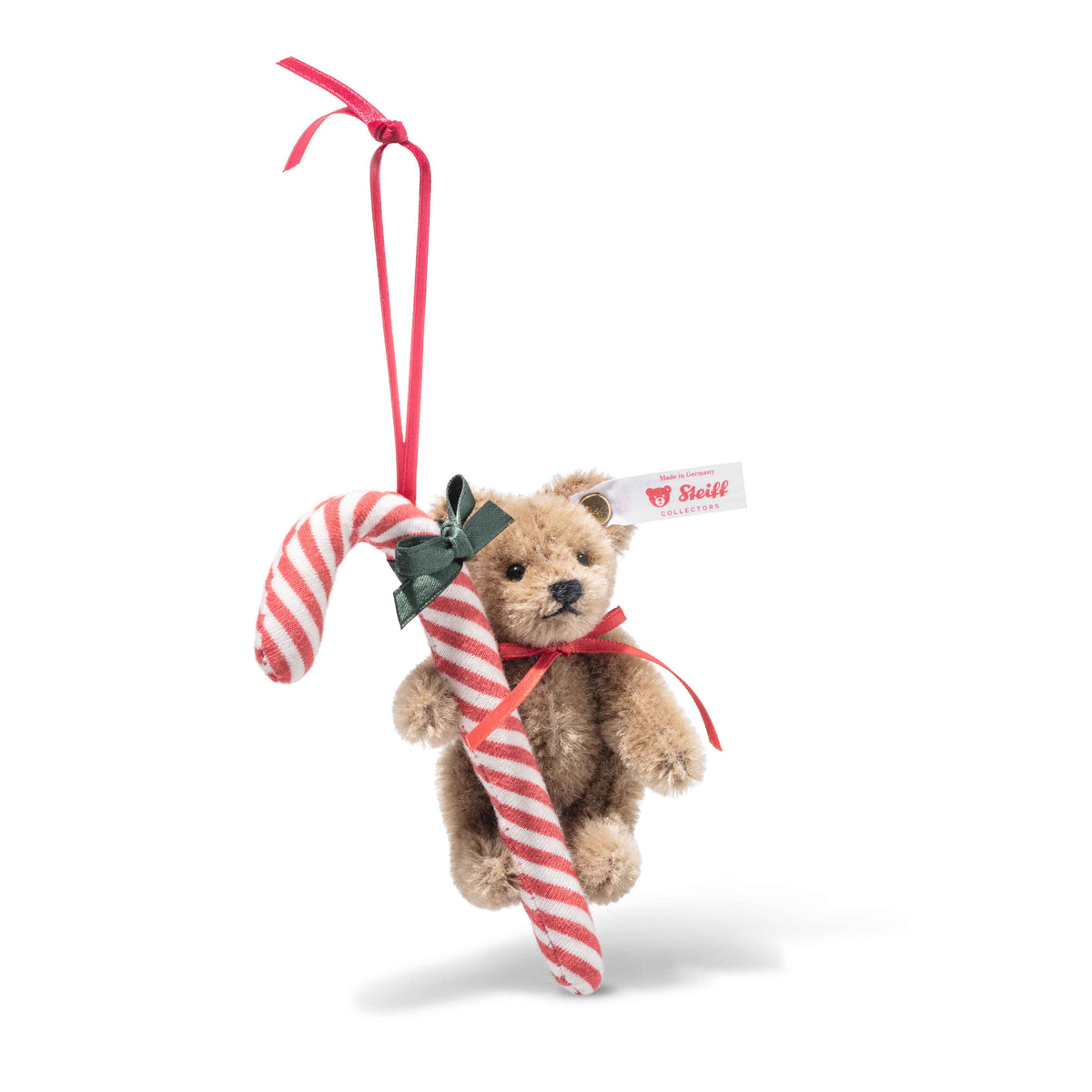 Steiff Teddybär mit Zuckerstange Ornament