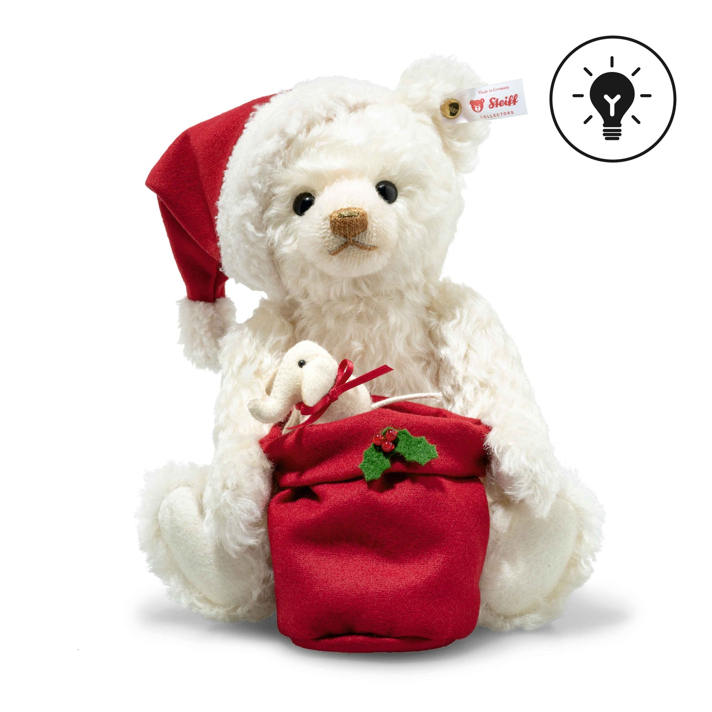 Steiff Teddybär Santa 29cm RMS mit Licht