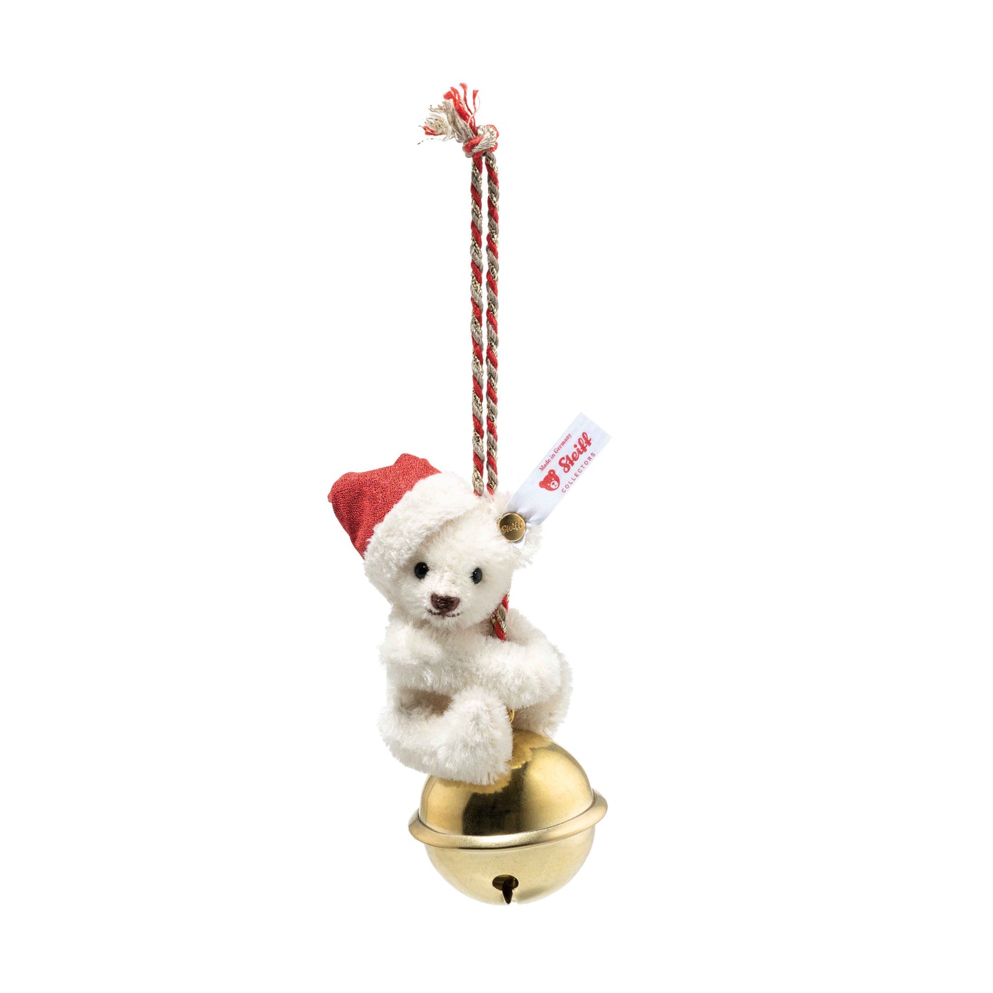 Steiff Teddybär Ornament auf Glocke 10cm