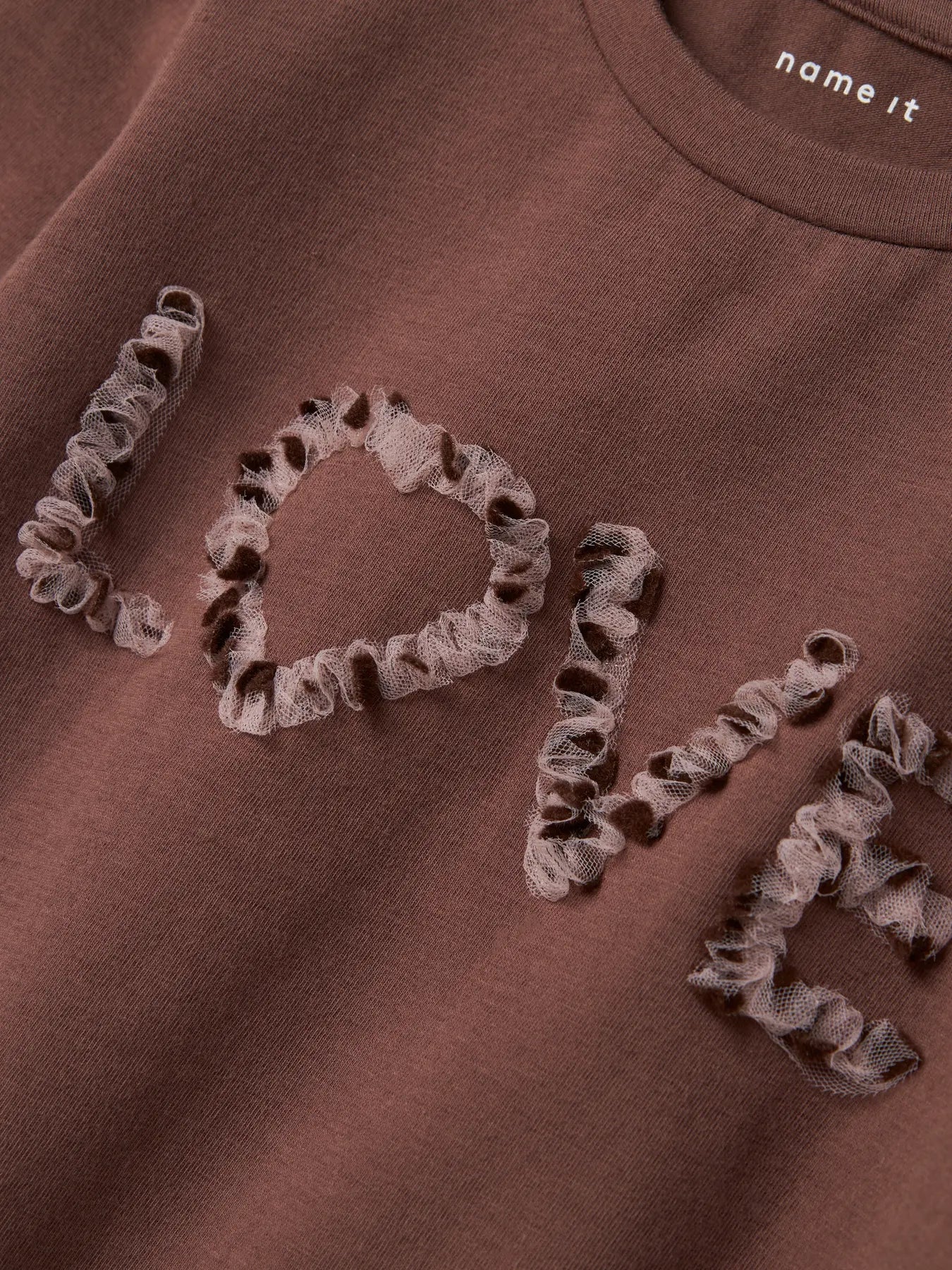 Name it Nona Langarmshirt "Love"