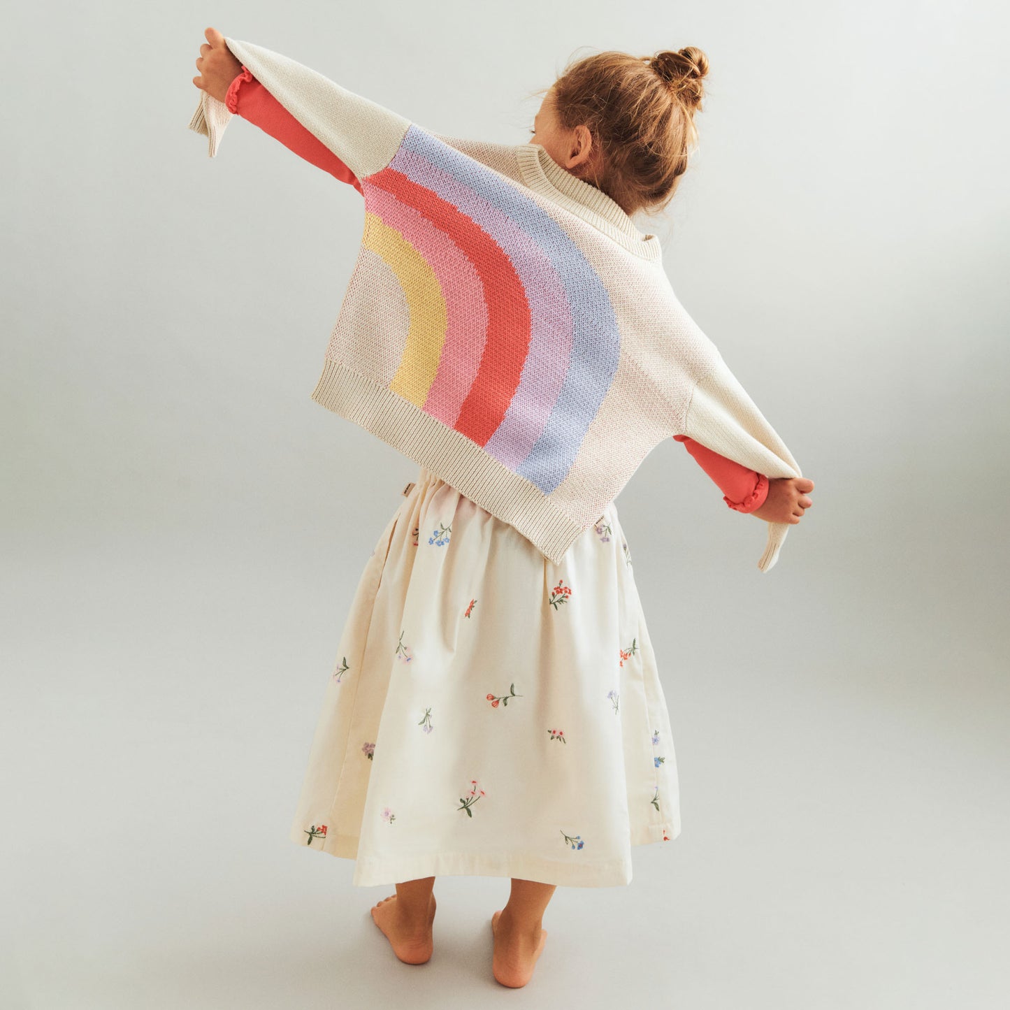 Wheat Jacquard Pullover Solveig