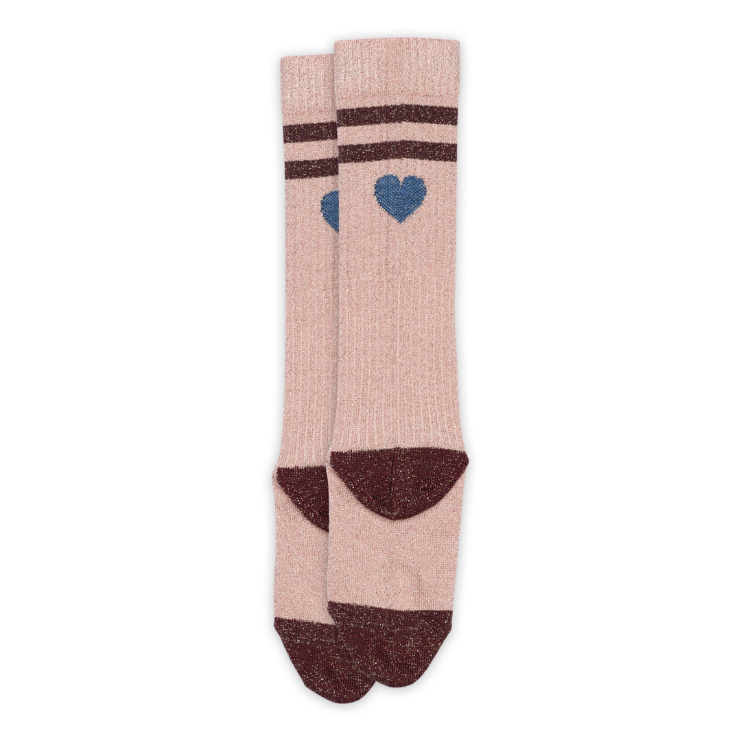 MP Denmark Elga Glitzer Baumwoll-Kniestrümpfe