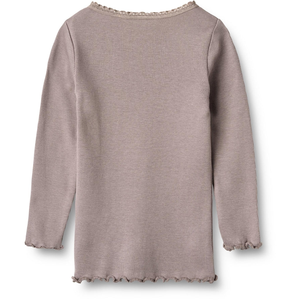 Wheat Mädchen Langarmshirt Reese - dusty purple