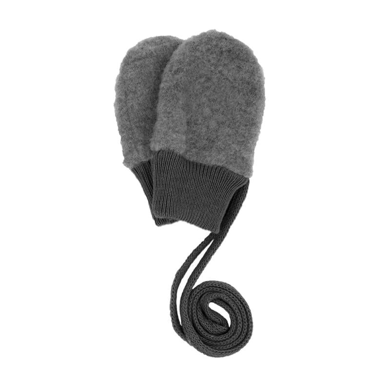 Maximo GOTS BABY-Fausthandschuhe Wollfleece ohne Daumen – monoki-glückskind