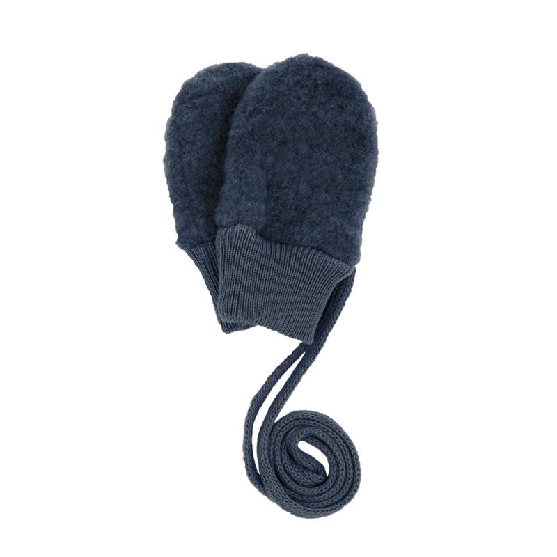 Maximo GOTS BABY-Fausthandschuhe Wollfleece ohne Daumen