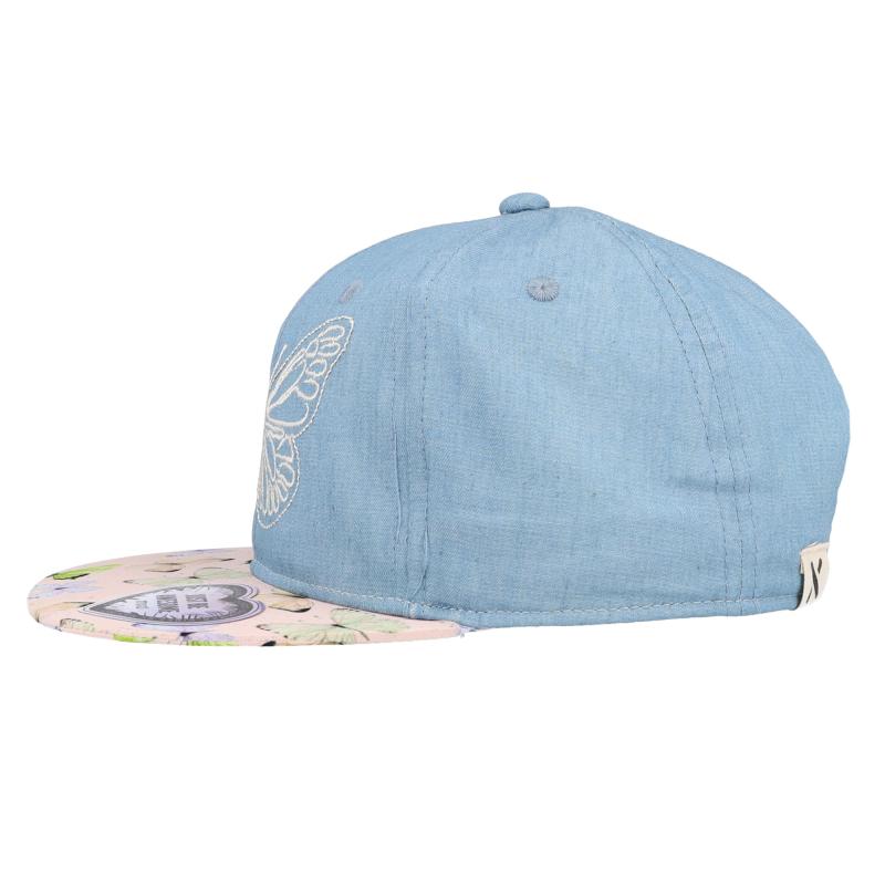 maximo Kids Girl-Cap Schmetterling snap-back Verschluß