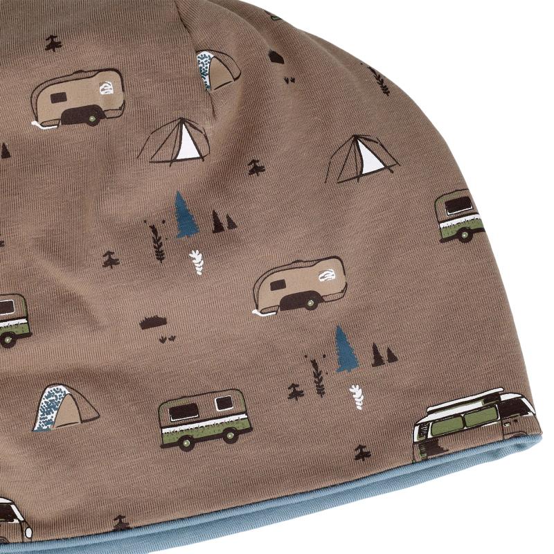 maximo Kids Girl Wende-Beanie Camping Auto