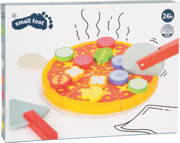 small foot Schneide Pizza-Set