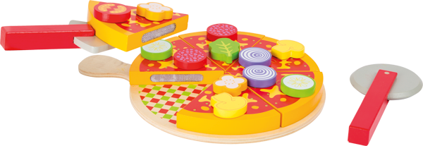 small foot Schneide Pizza-Set