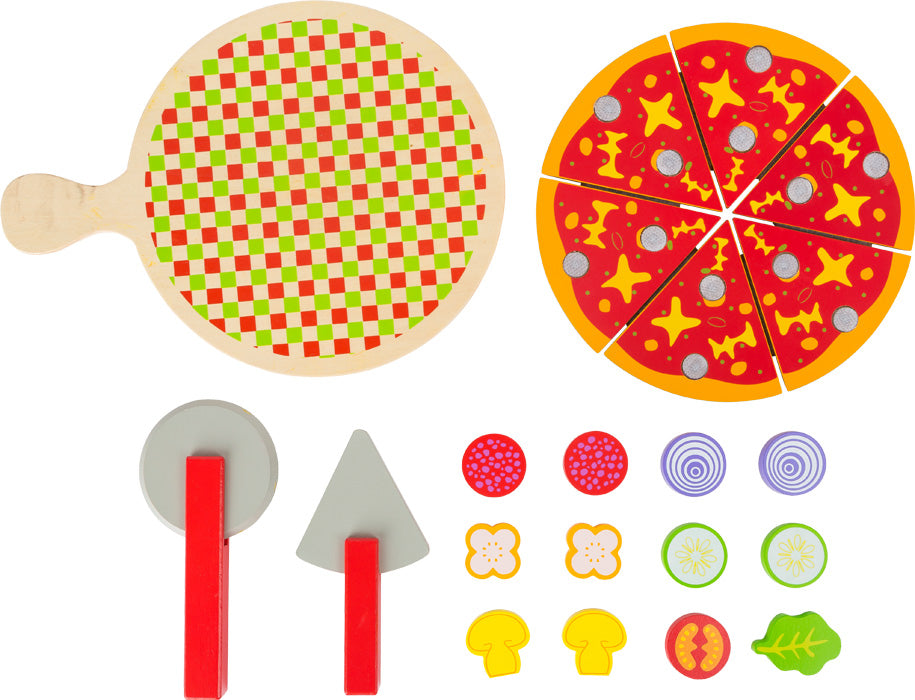 small foot Schneide Pizza-Set