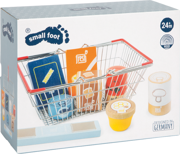 small food Lebensmittel Set im Einkaufskorb "fresh"