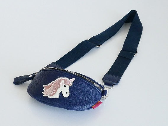 KisMe Sidebag Einhorn dunkelblau