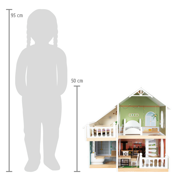 small foot Puppenhaus mit Dachterrasse