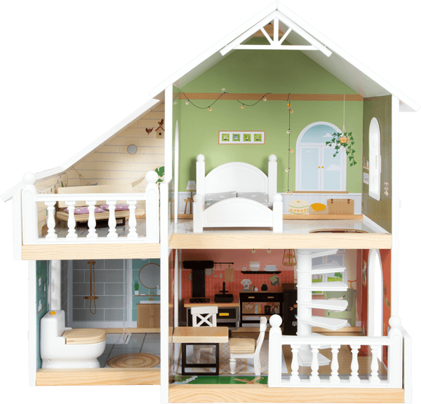 small foot Puppenhaus mit Dachterrasse