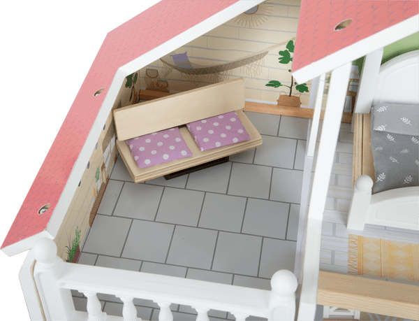 small foot Puppenhaus mit Dachterrasse