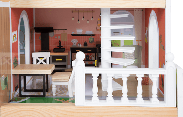 small foot Puppenhaus mit Dachterrasse
