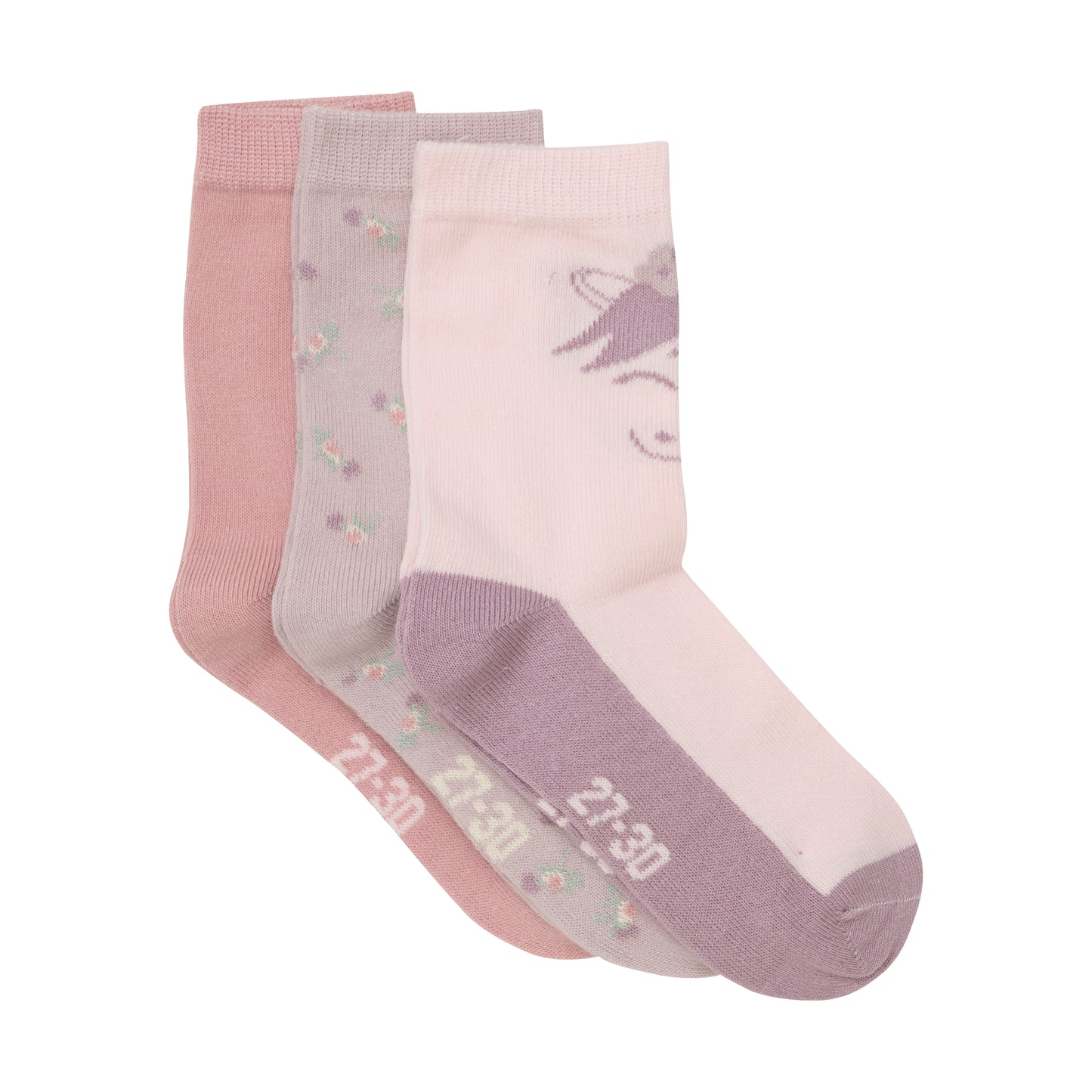 Minymo 3-er Pack Socken Einhorn