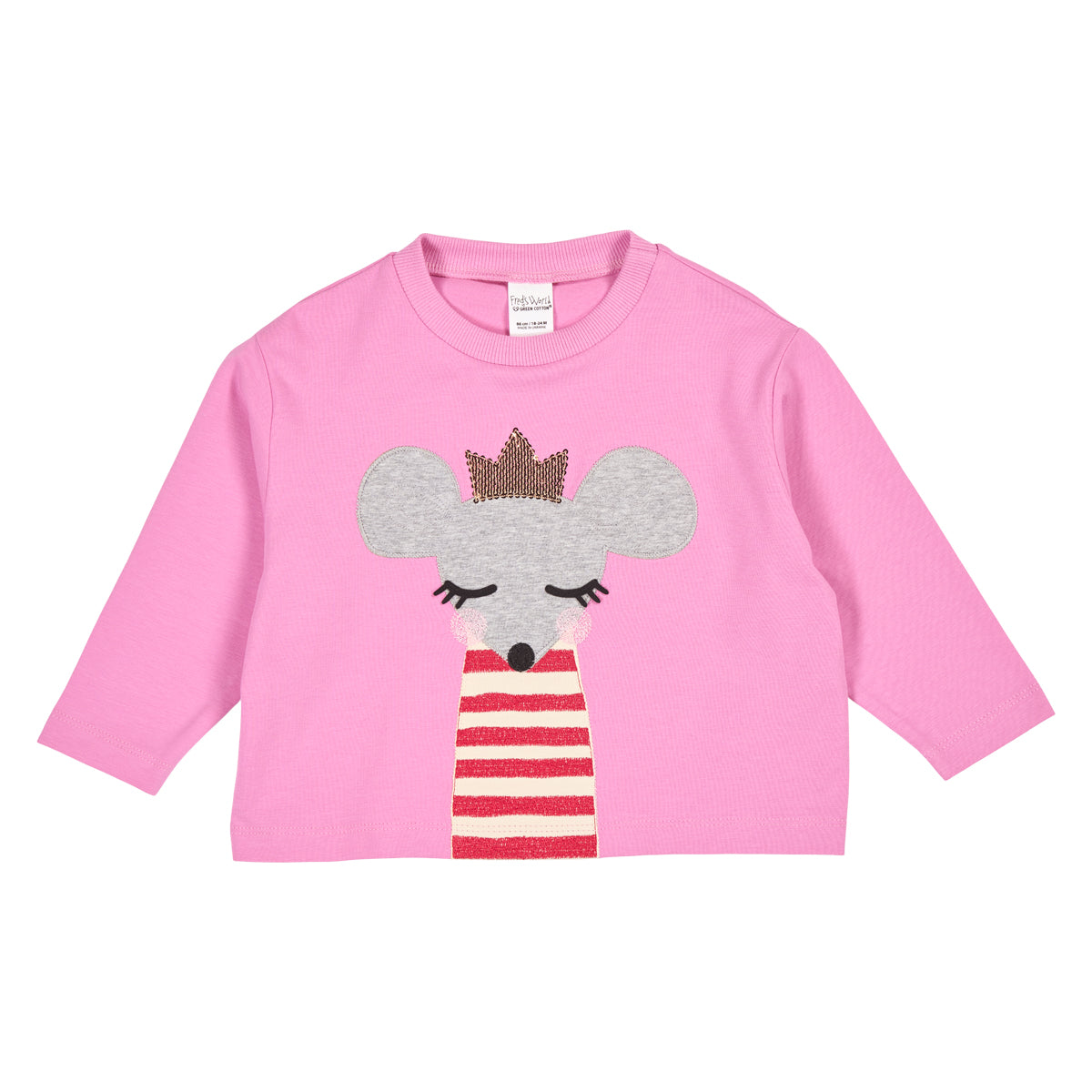 Fred's World Hello Mouse Langarmshirt