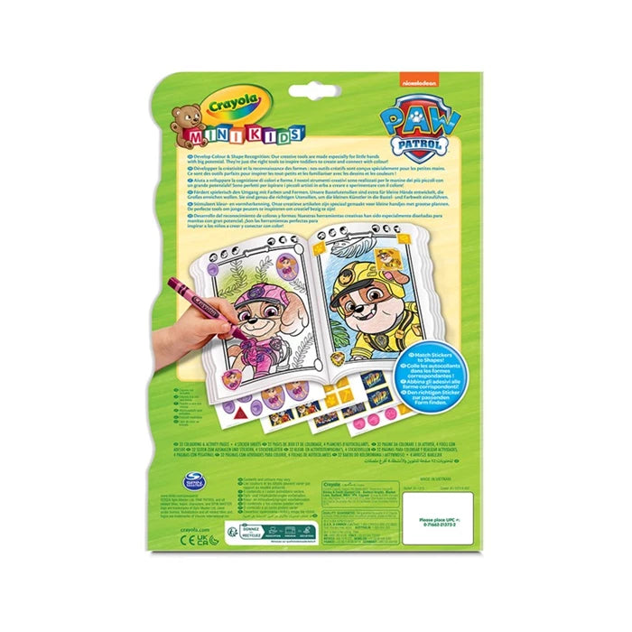 Crayola Mal- und Sticker Aktivitätenbuch Paw Patrol