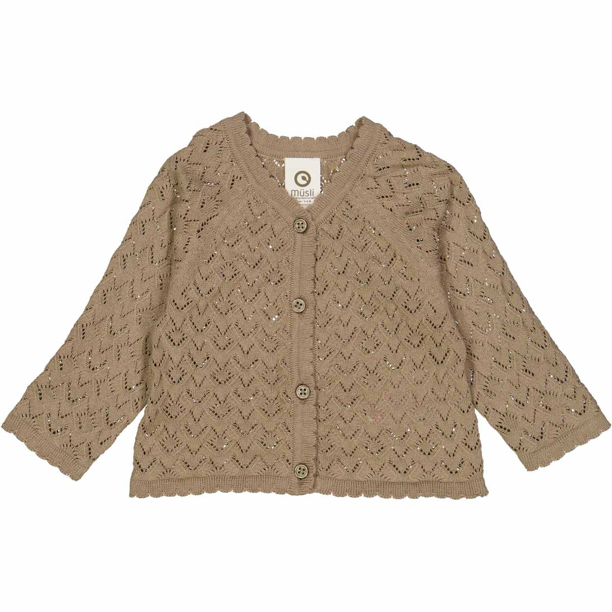 Müsli by Green Cotton Mädchen Babystrickjacke