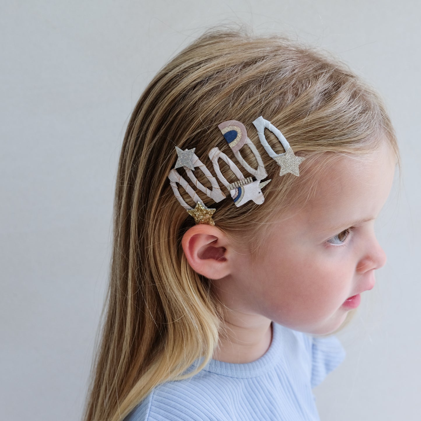 Mimi & Lula Celeste Einhorn Mini Haarspangen