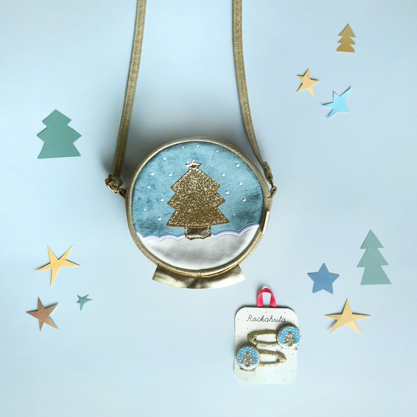 Rockahula X-Mas Schimmernde Schneekugeltasche