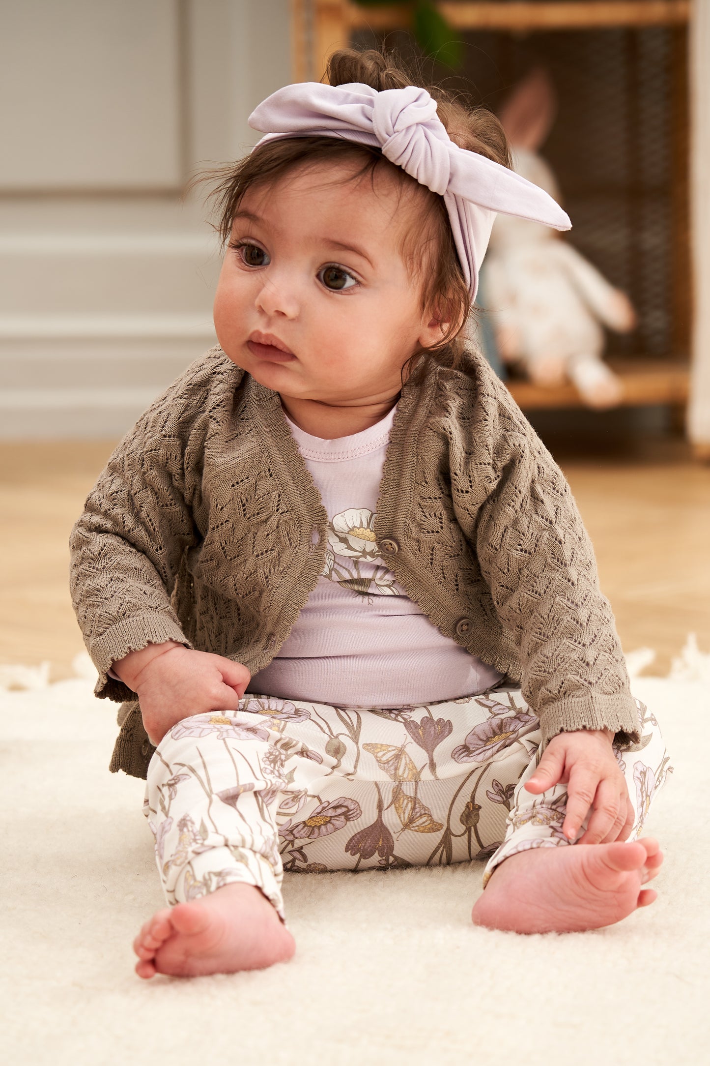 Müsli by Green Cotton Mädchen Babystrickjacke