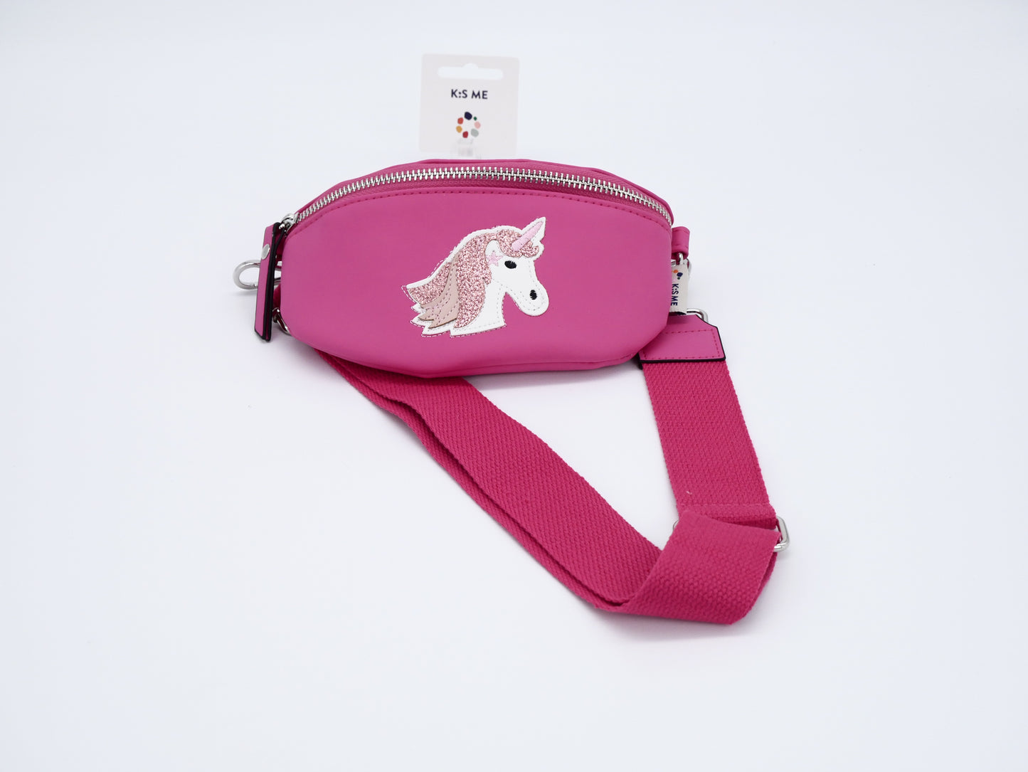 KisMe Sidebag Neo Einhorn pink
