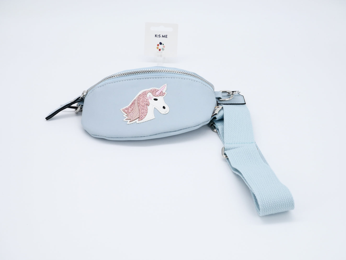 KisMe Sidebag Neo Einhorn hellblau