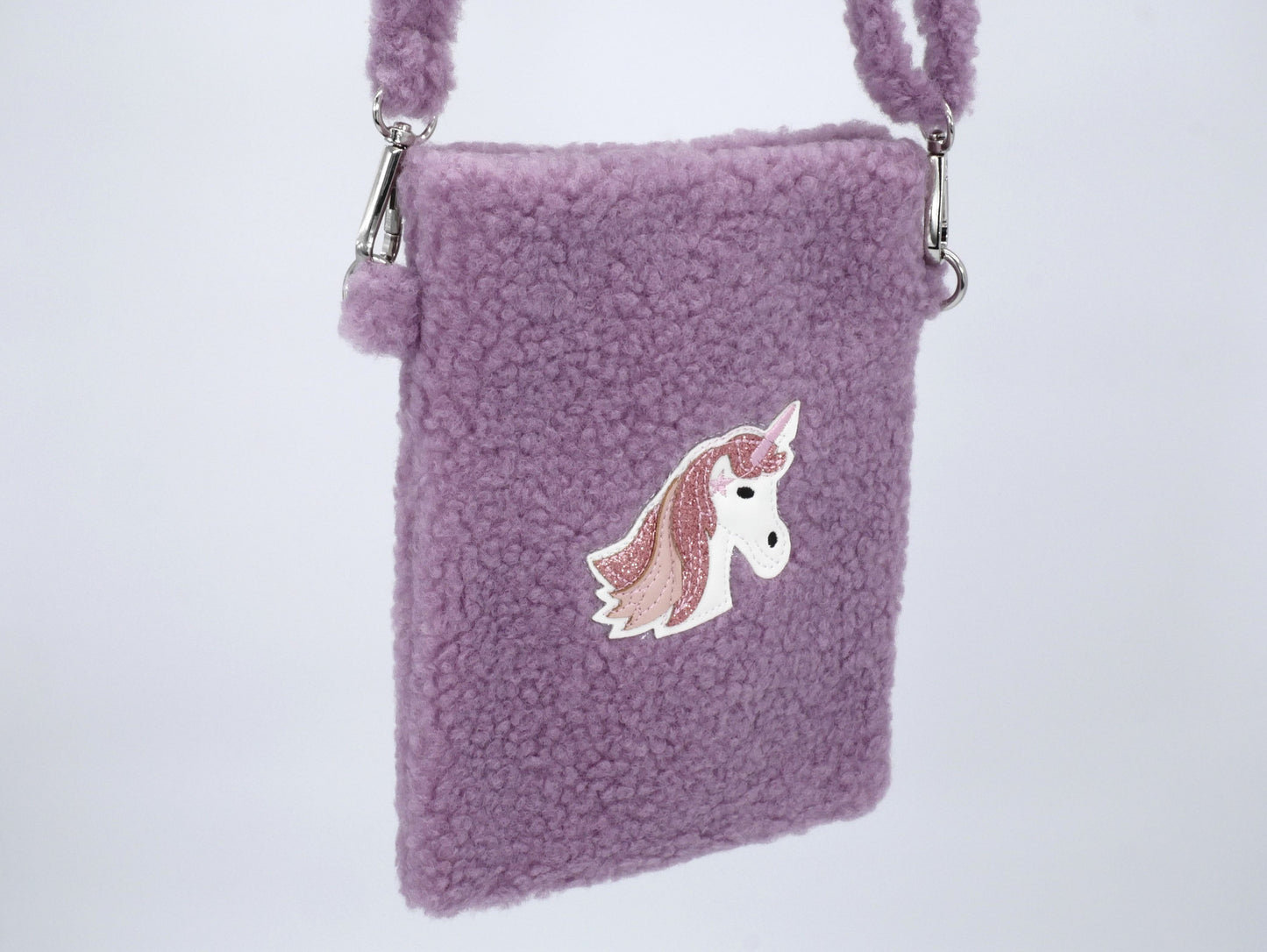 KisMe Plüschtasche Einhorn lila