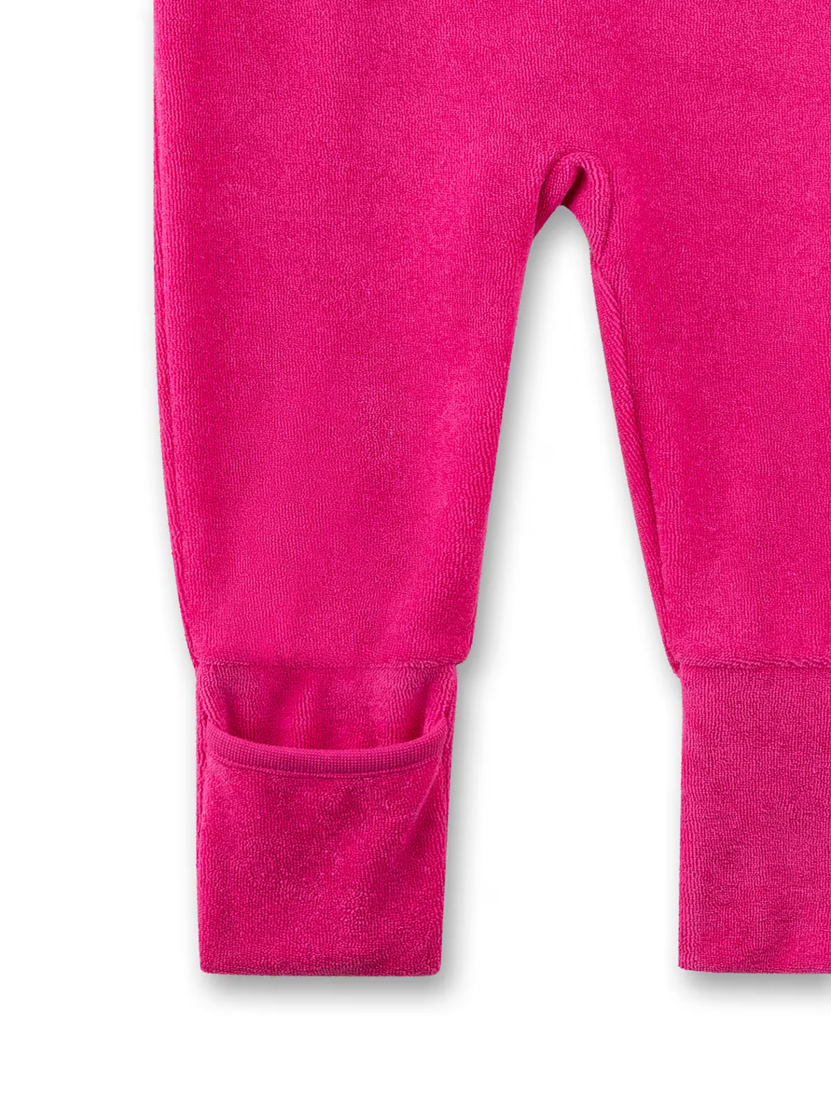 Sanetta Baby-Schlafoverall aus Frottee pink Eule