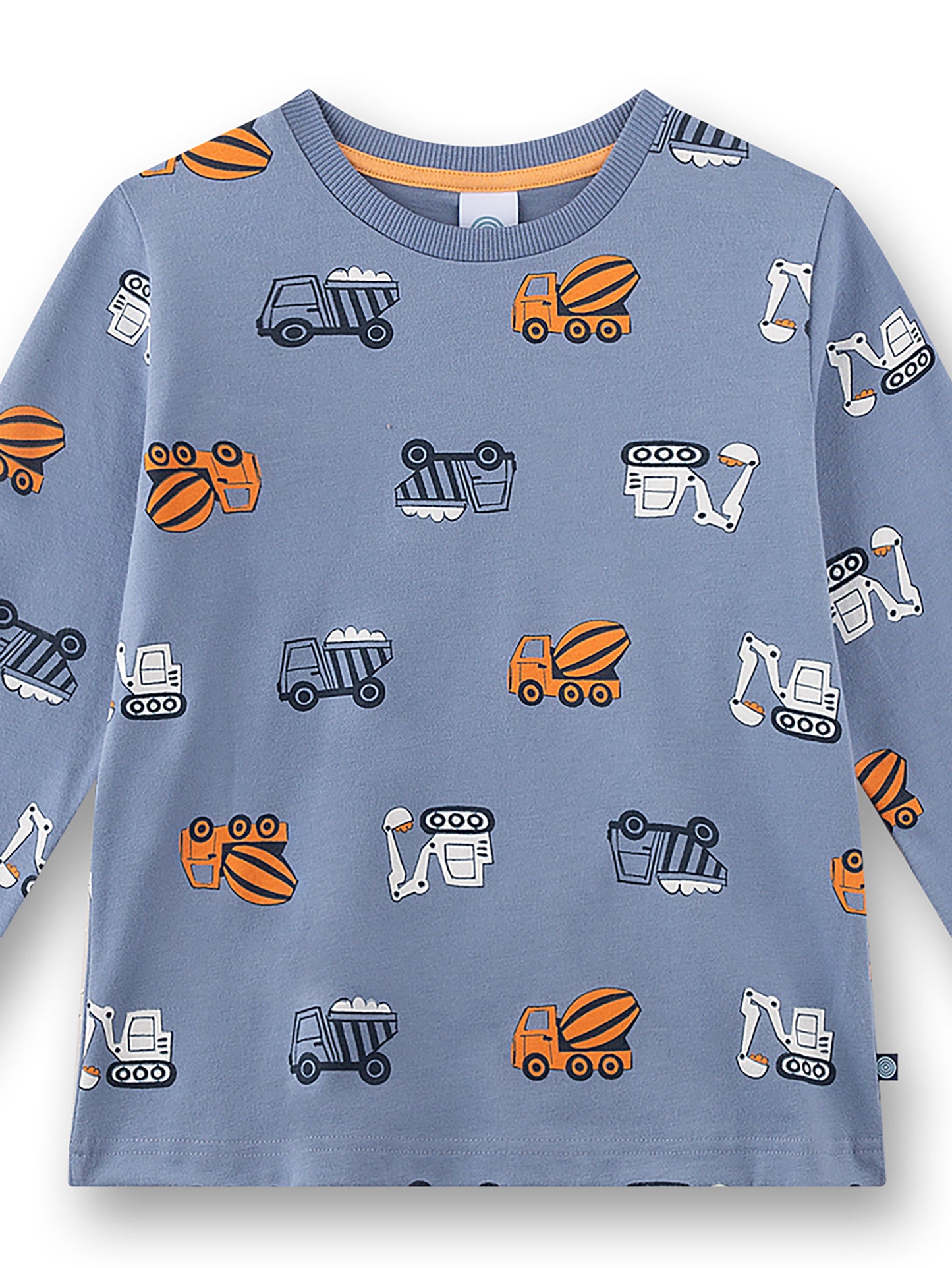 Sanetta Pyjama Baustelle Fahrzeuge