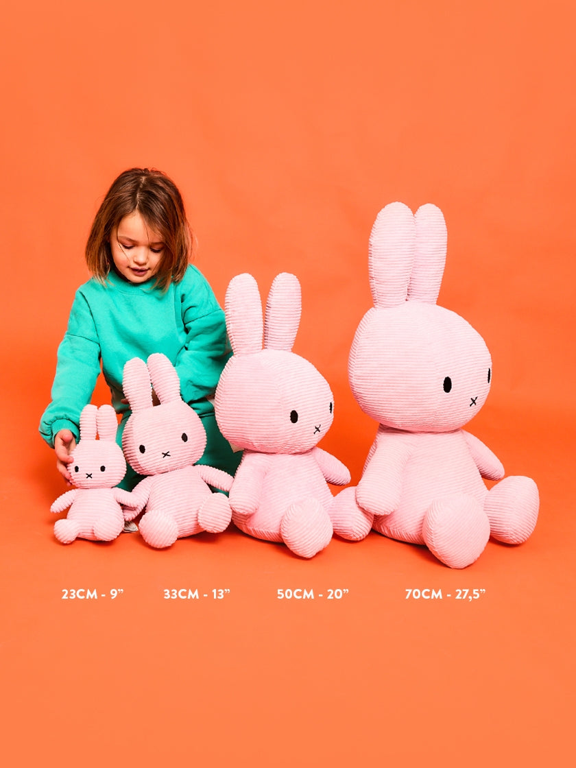 Miffy Kuscheltier ECO Corduroy – Off White – 50 cm