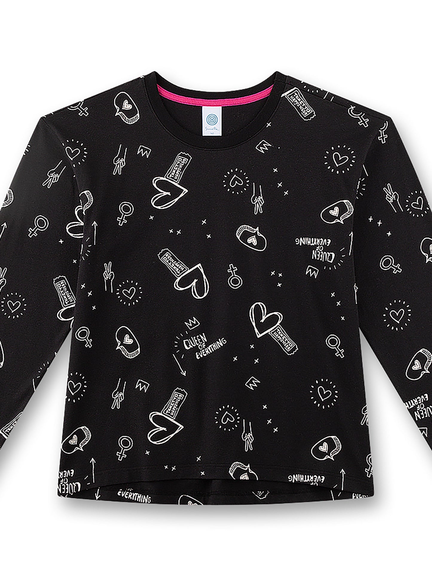 Sanetta Pyjama Herzen Symbole