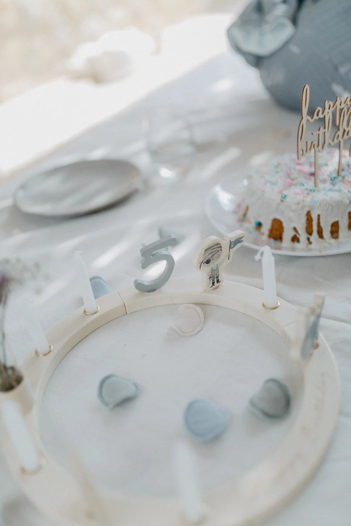 Leevje Zusatz Set Geburtstagskranz "blau"