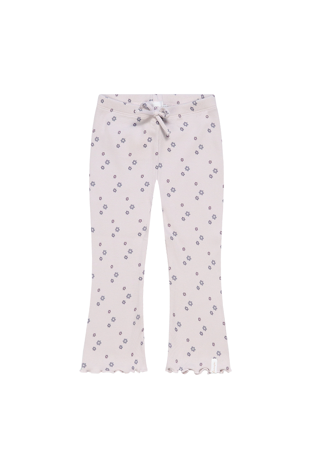 Leevje Schlag-Leggings Blumen mit Schleife