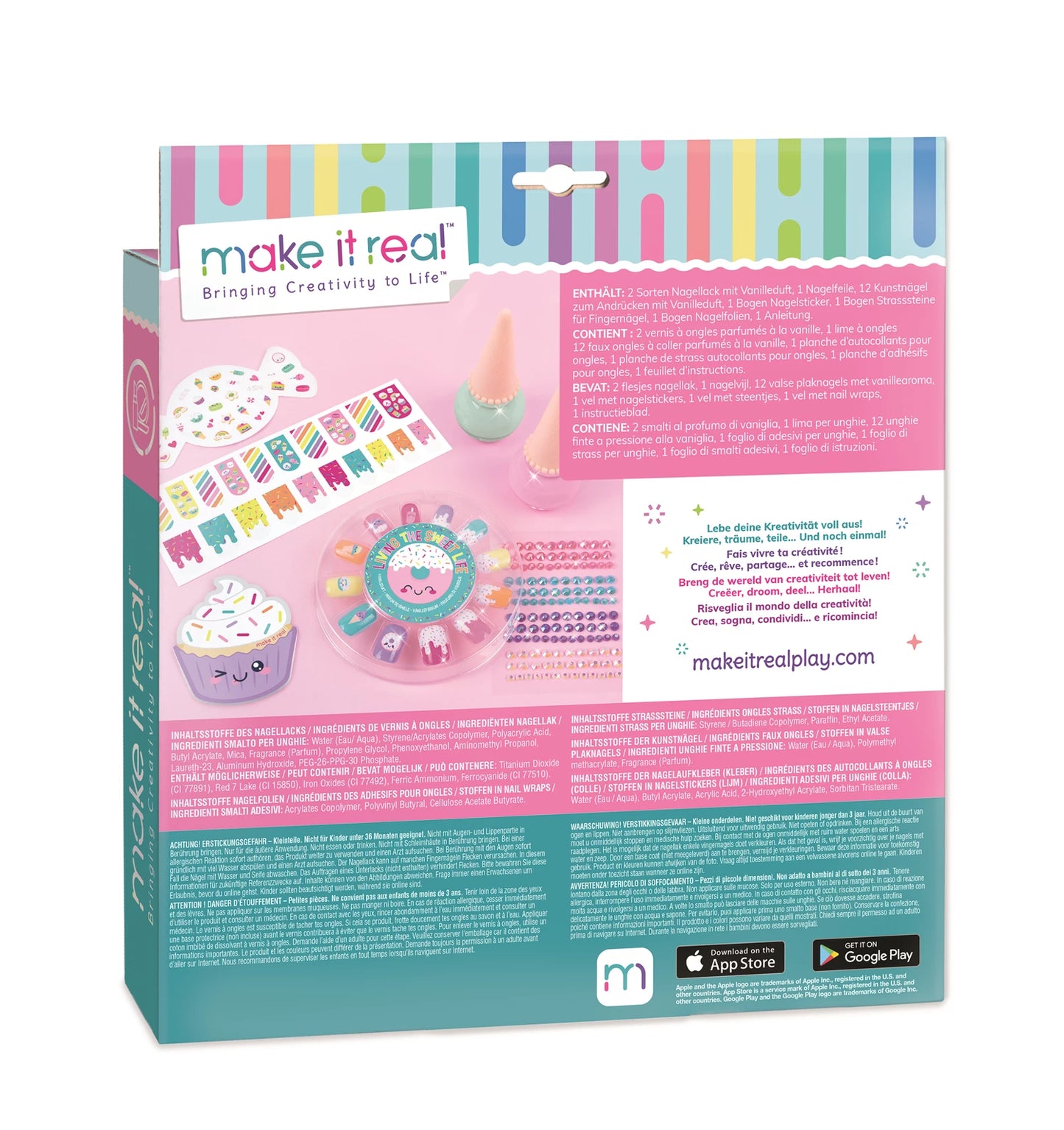 make it real Süssigkeiten Nagelset