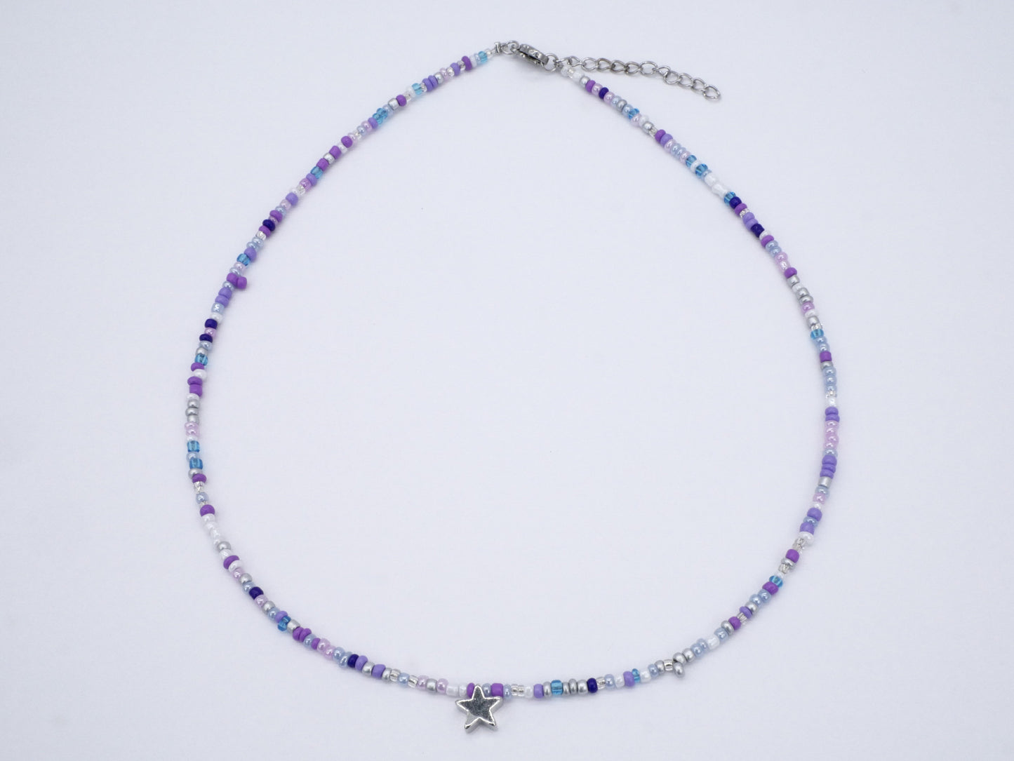 KisMe Kette Glas Stern lila