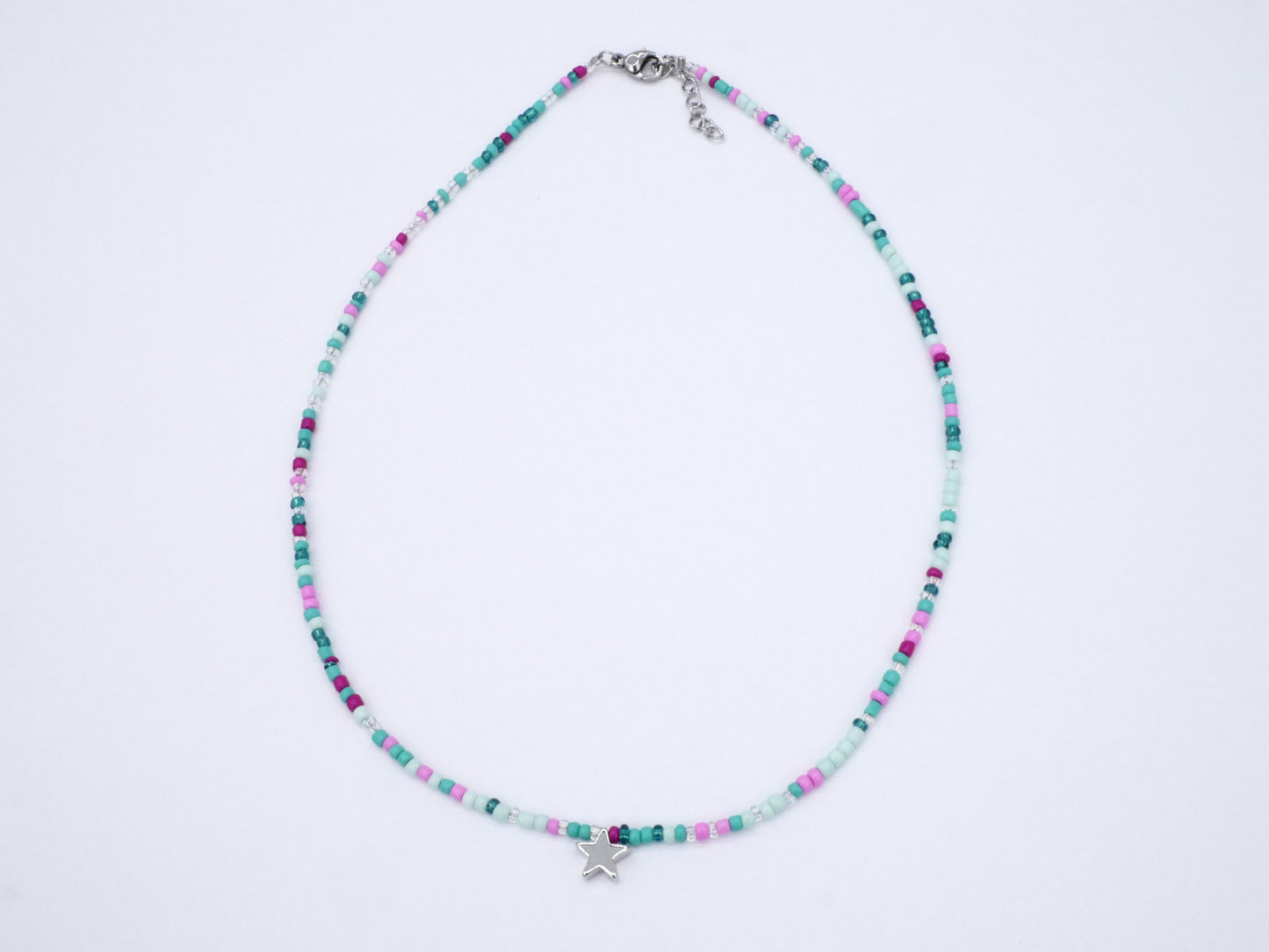 KisMe Kette Glas Stern grün