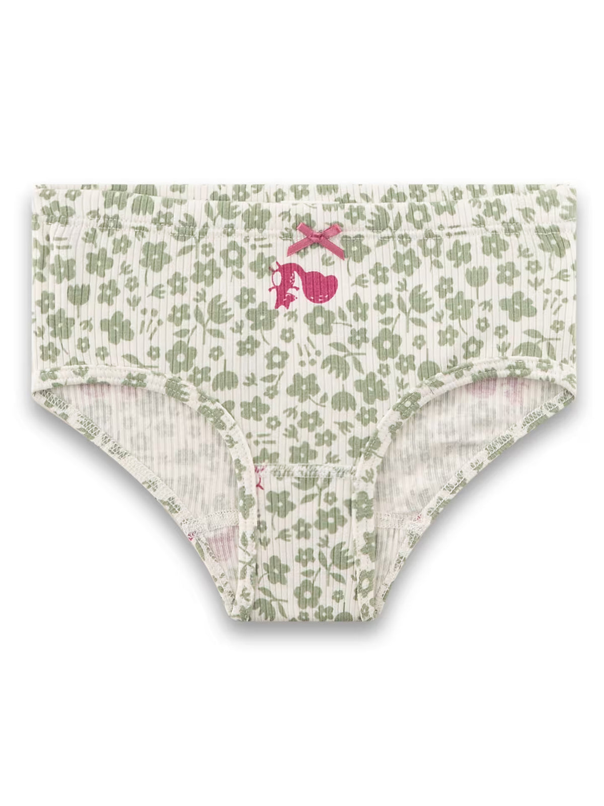 Sanetta Mädchen-Hüftslip beige Eichhörnchen