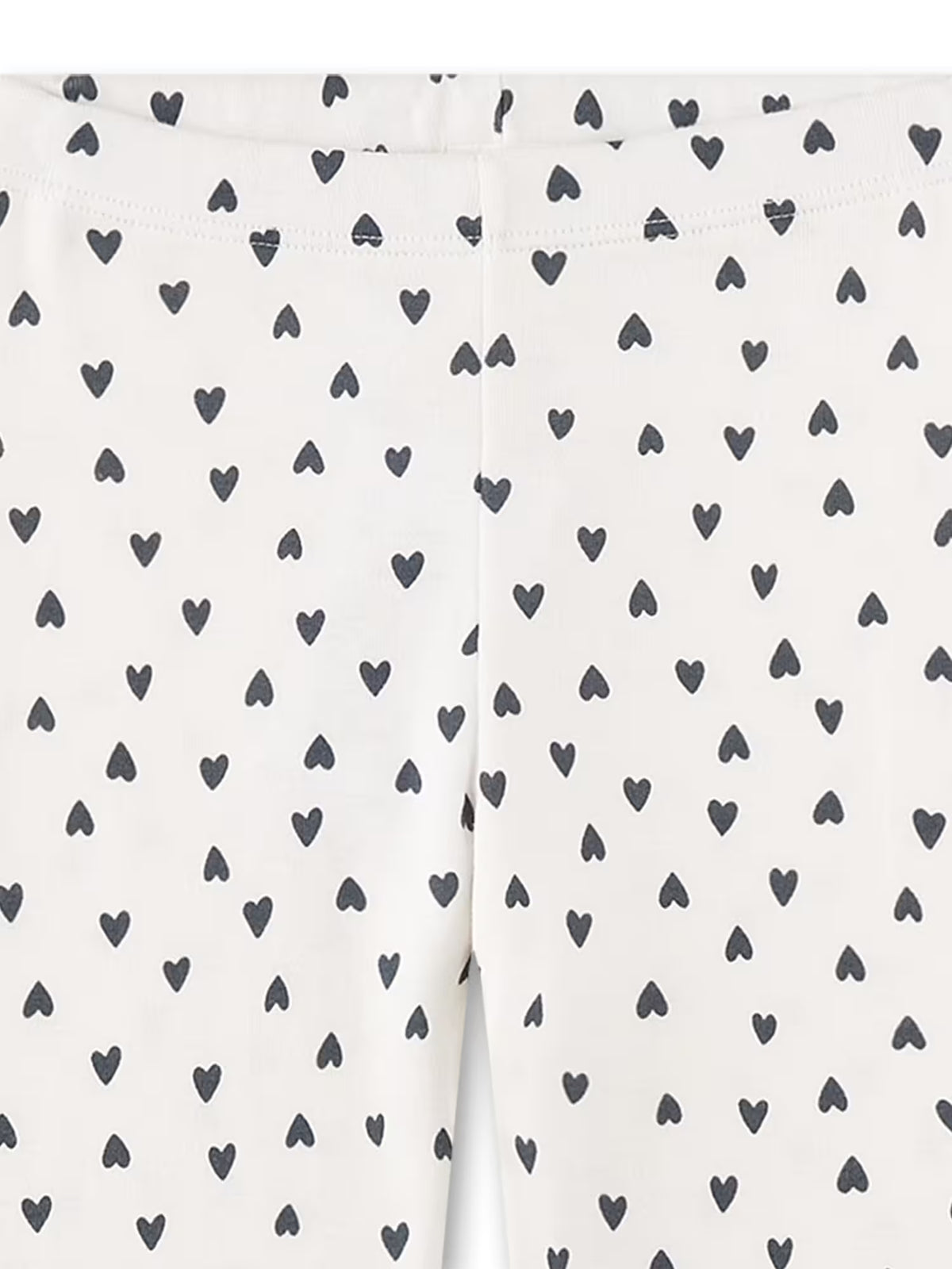 Sanetta Mädchen Unterhose lang off-white Herzchen