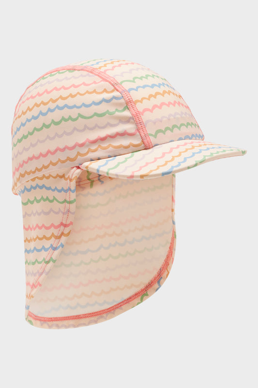 Hust & Claire Schwimmhut - Fasai Wellenprint