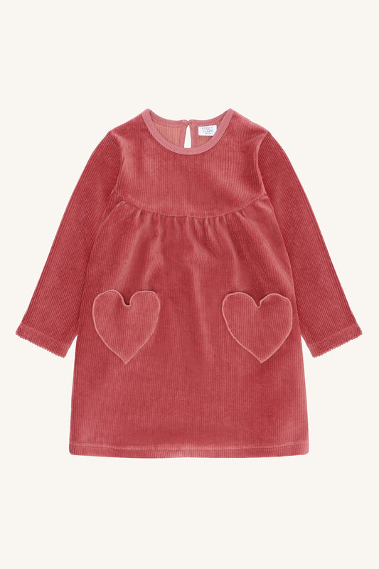 Hust & Claire Kleid Donna - Ottoman velour - solid