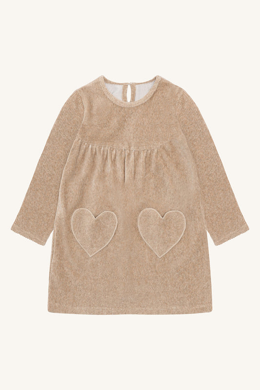 Hust & Claire Kleid Donna - Ottoman velour - solid