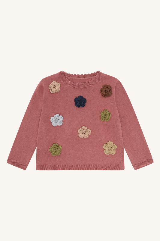 Hust & Claire Pullover Pipi flower