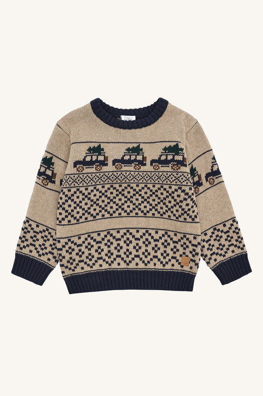 Hust & Claire Pullover Pelle Jeep