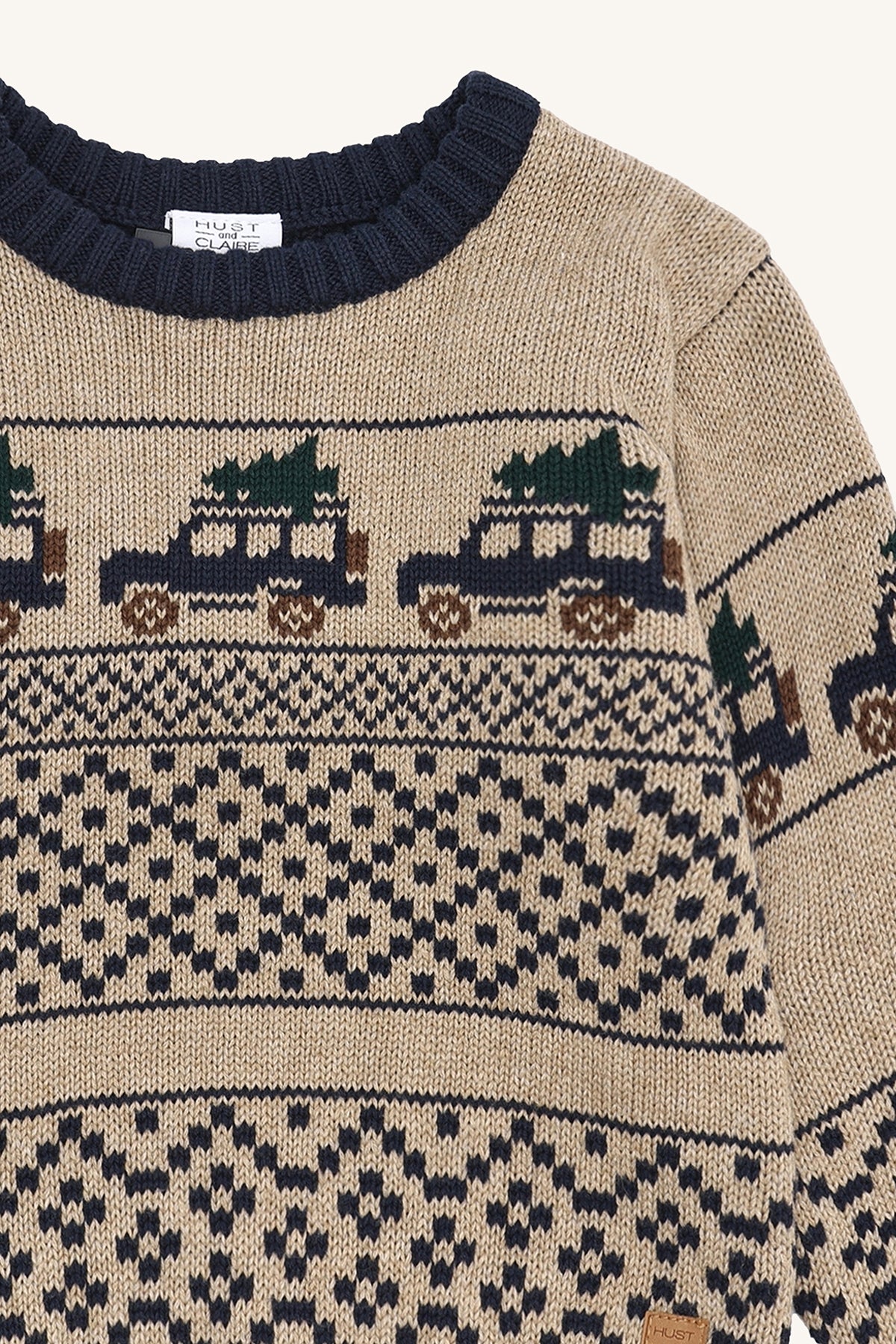 Hust & Claire Pullover Pelle Jeep