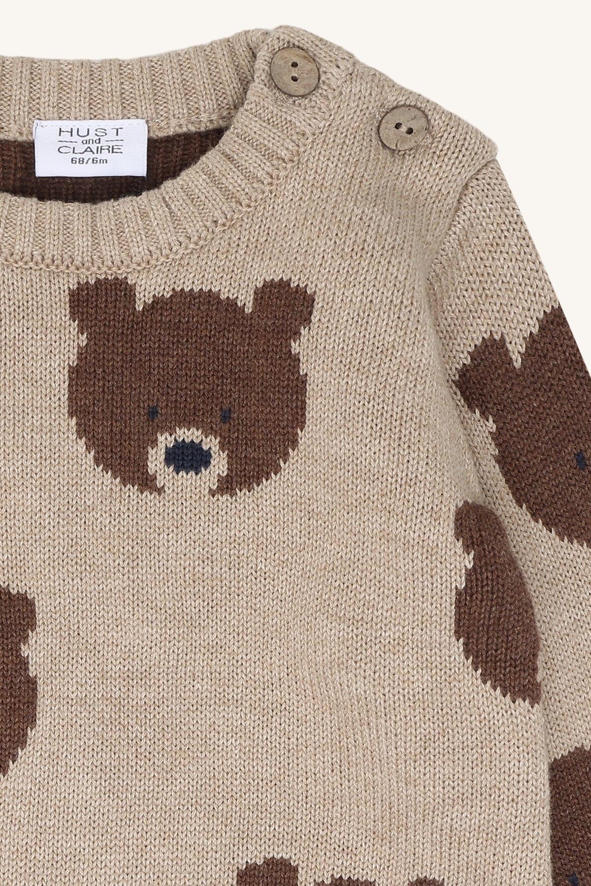 Hust & Claire Pilou Bär Strickpullover