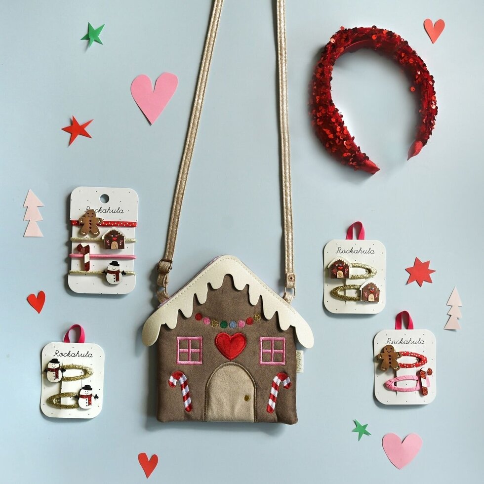Rockahula X-Mas Lebkuchenhaus Haarclips